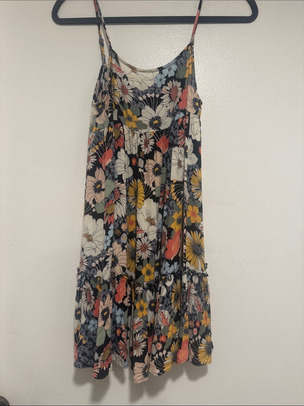 Flower print summer dress